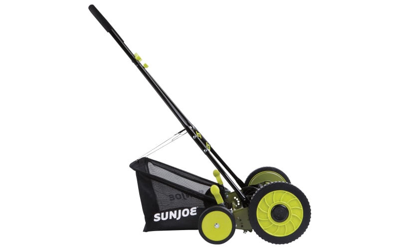 Sun Joe 18 Manual Reel Mower with Grass Catcher