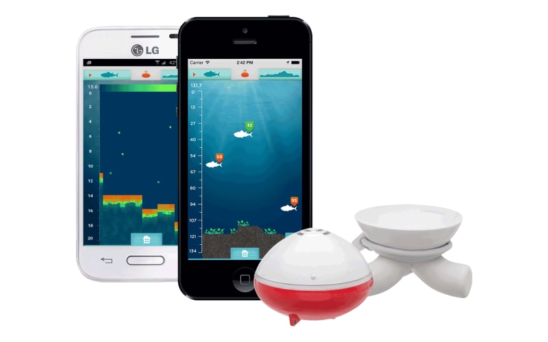 Ibobber castable Bluetooth fish finder