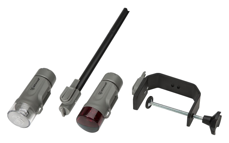 Kit Lumière Navigation DEL Attwood 14192-7 - Support Pont étanche, Gris Marine, Neuf