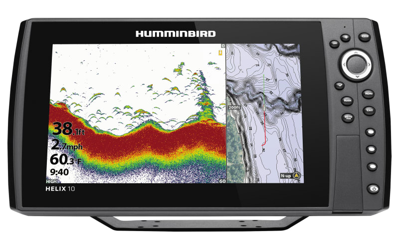 Humminbird HELIX 10 CHIRP GPS G4N Fish Finder Chartplotter Bass