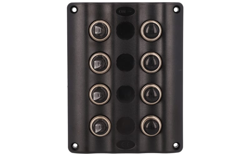 Bass Pro Shops Red Illuminated Toggle Switch Panel with