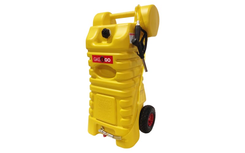 25 Gallon Plastic Portable Diesel Fuel Tank with Pump and Fuel Nozzle