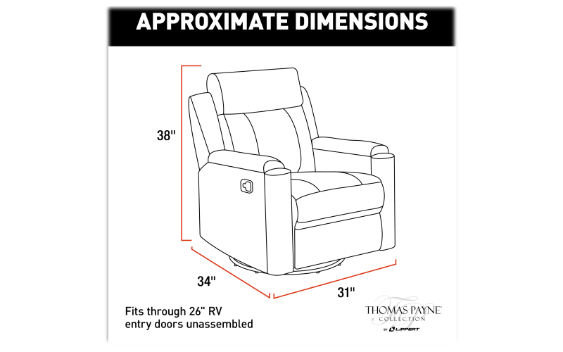 Camper size recliners best sale