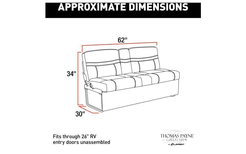 Thomas payne jackknife sofa deals