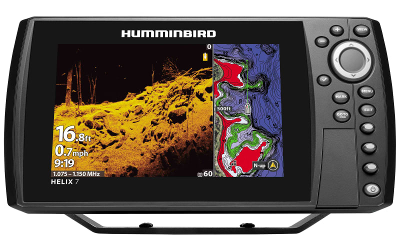 Combinés Sondeurs-GPS HELIX 7 G4 MEGA DI Sonde Traversante - HUMMINBIRD