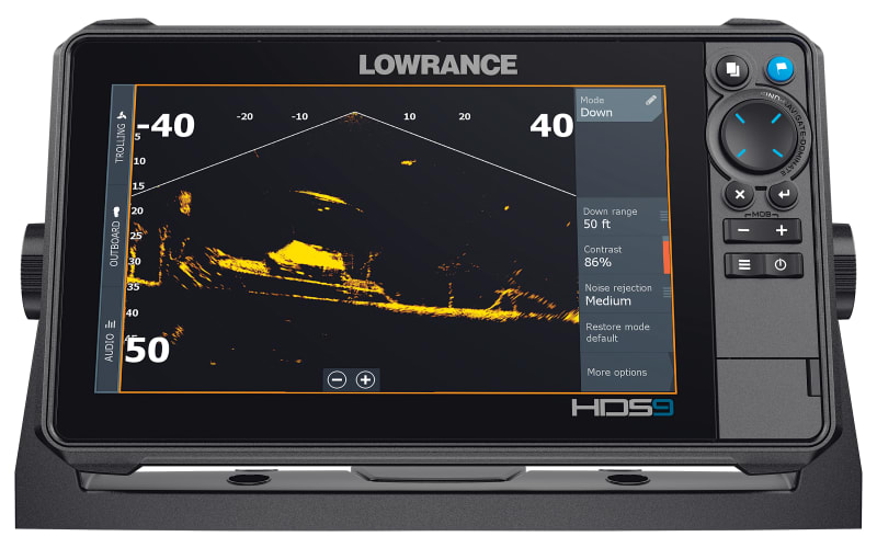 cabellas hook 2 fish finder Lowrance HDS Pro-9 with Active Imaging HD