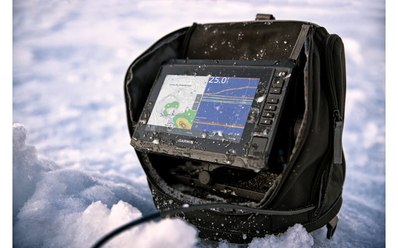 Garmin ECHOMAP UHD2 53cv Ice Fishing Bundle with Built in U.S.