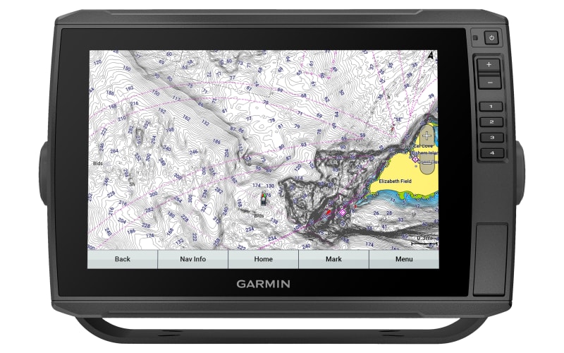 Garmin ECHOMAP Ultra 126sv Fish Finder Bundle with LVS34 LiveScope Plus,  GT54, and Tracker Lithium Deep Cycle Battery