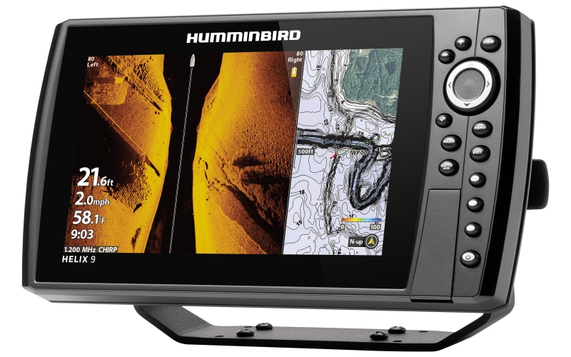 Humminbird Helix 9 CHIRP Mega SI+ GPS G4N Fish Finder Bundle with Mega Live Imaging Transducer