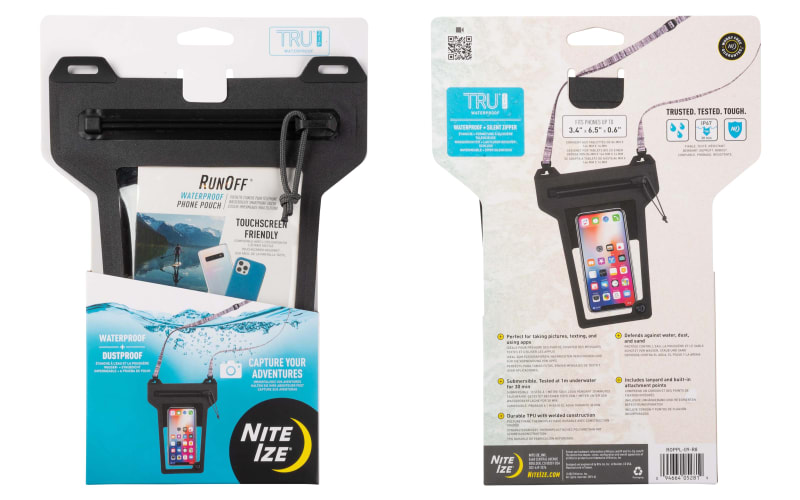 Nite Ize - RunOff Waterproof Phone Pouch - Charcoal