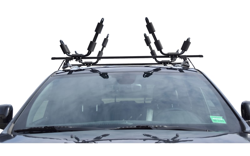 Malone VersaRail Cross Rails with EcoRack J-Rack Kayak Carrier 2-Pack