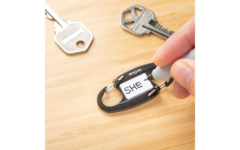 Nite Ize IdentiKey SlideLock Dual Carabiner 2-Pack | Bass Pro Shops
