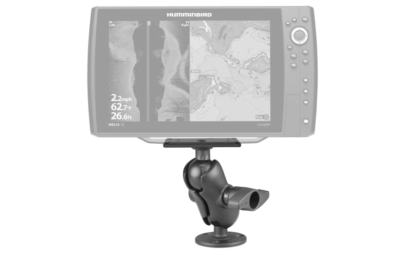 ハミンバード　ヘリックス5  SI  GPS、RAMマウントセット RAM Mounts Ball Mount with Round Base for Humminbird Helix Units