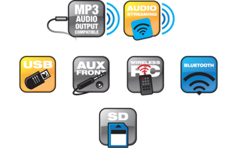 Boss Audio Systems MR508UAB AM/FM/CD/MP3 Bluetooth Marine Receiver