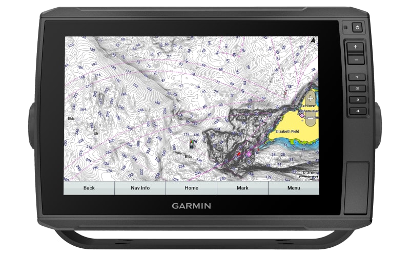 Fugacal Fish Finder Chartplotter, Gps Bds Fast Heat Dissipation Chartplotte High Accuracy Stable Dustproof Ip65 Waterproof For Marine