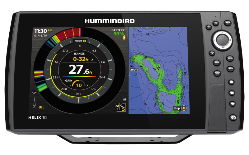 Humminbird HELIX 10 CHIRP GPS G4N Fish Finder/Chartplotter Humminbird HELIX 10 CHIRP GPS G4N Fish Finder/Chartplotter