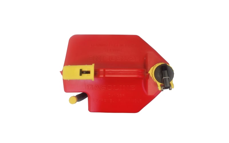 SureCan 5 Gallon Controlled Flow Gasoline Fuel Can w/ Rotating Nozzle, Red  