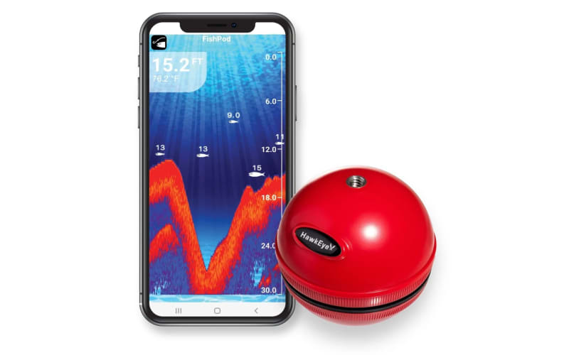 HawkEye FishPod 5X Bluetooth Portable Sonar Fish Finder