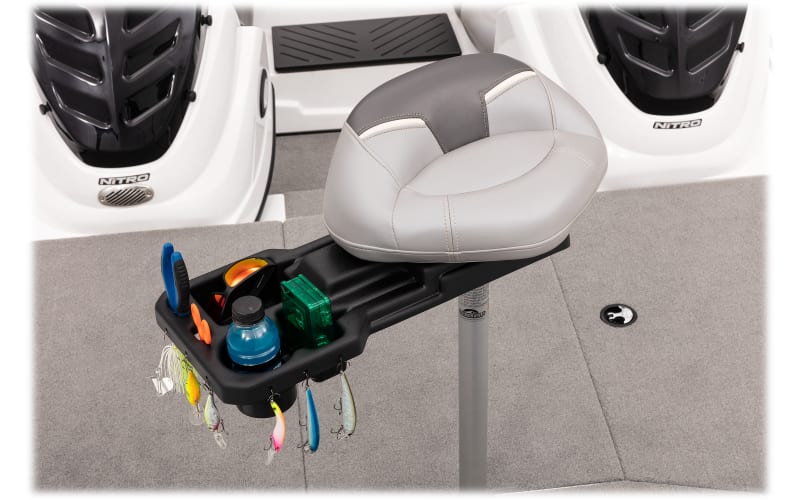 Organizer Boat Accessories Stable Marine Cup Holder Boat Seat Storage for Bass Fishing Equipment Pontoon Boat White, Size: 29.5 cm