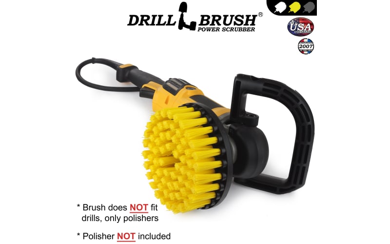Drillbrush power sales scrubber
