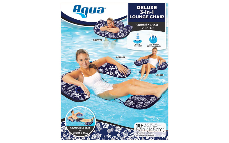 Aqua Zero Gravity Inflatable Comfort Swimming Pool Chair Lounge