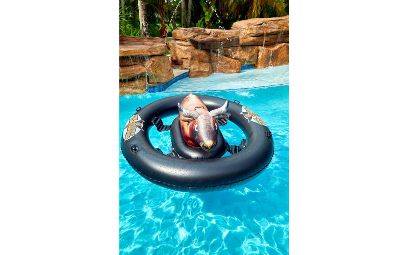 INFLATABULL Inflatable Bull Ride On Pool Toy