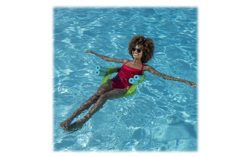 Swimways floating pool sales noodle sling mesh chairs