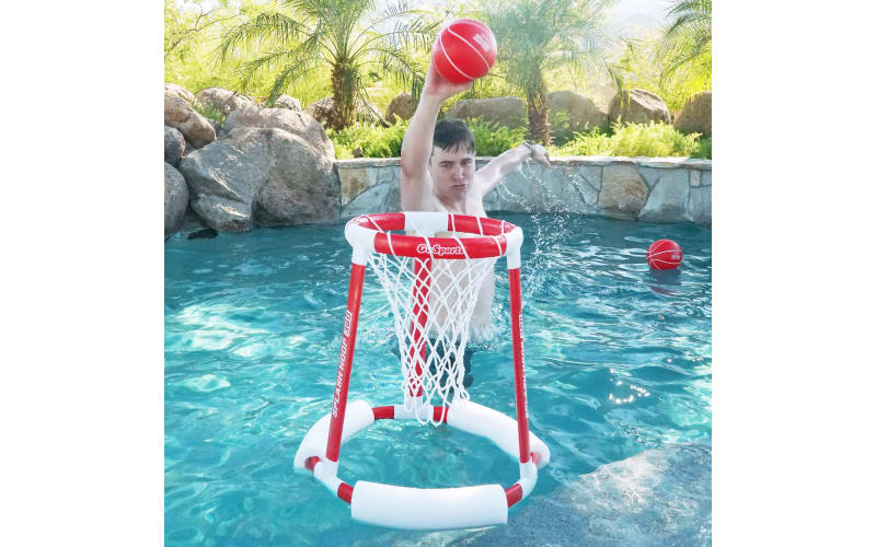 Gosports splash hoop 360 floating pool basketball game deals