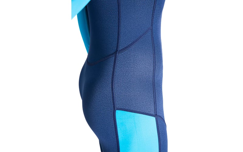 CRESSI Wahoo Lady Monopiece Wetsuit Blauw/Azure 2mm L/4 - Dames eendelig wetsuit in premium neopreen 1,5/2 mm en elastaan perfect voor verschillende wateractiviteiten, blauw/azuur, L/4