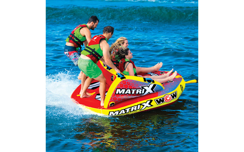 Wow Sports Matrix Towable Inflatable Deck Tube - Boating Accessory For
