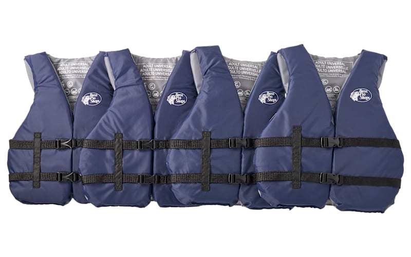 Bass Pro Shops Universal Life Jacket 4-Pack | Cabela's