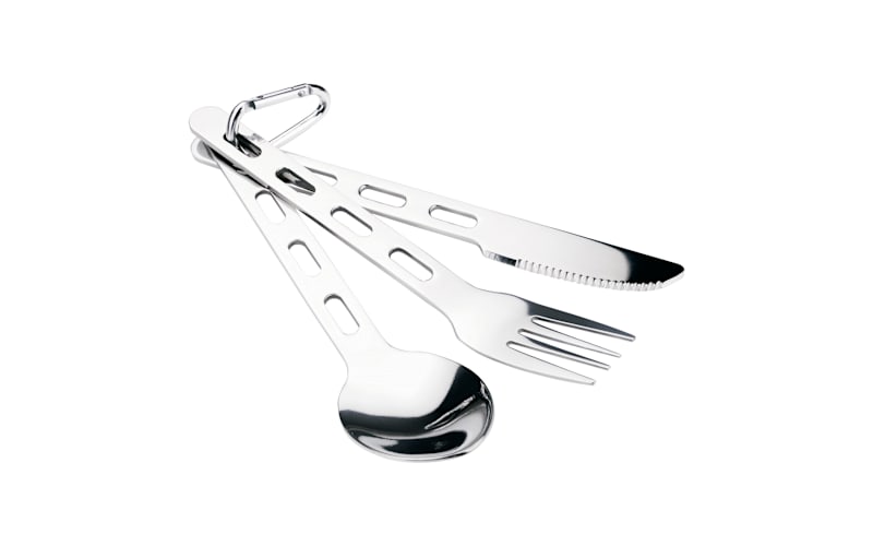 GSI Outdoors® Glacier Stainless® Three-Piece Eating Utensil Set