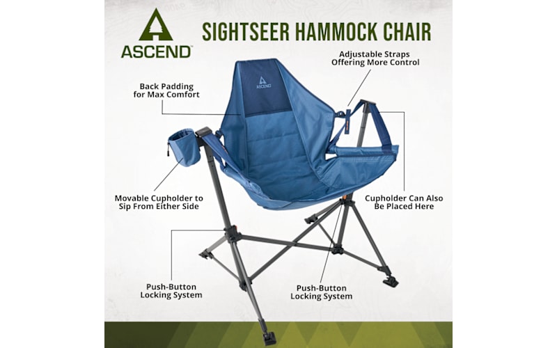 FCC29 カナダ製 Sklar Peppler ウイングバック アームチェア Ascend Sightseer Hammock Chair | Mack's Prairie Wings