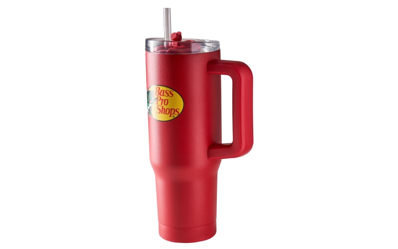 Bass Pro Shops 30-oz. Mug with Slider Lid and Straw