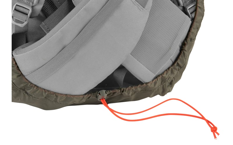 head hidding the back of kelty backpack Glendale 65L to 105L Internal Frame which easily adjusts to fit both mom and dad Kelty Glendale 65 - Walking