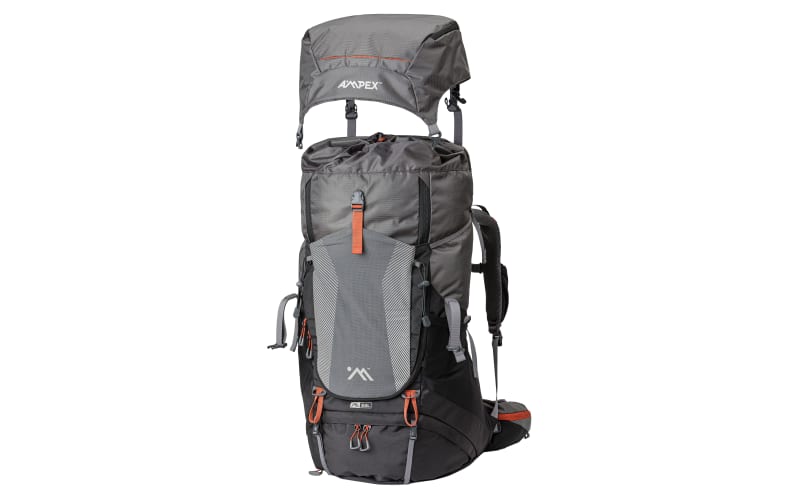 AMPEX 65L Excursion Backpack, Black Red