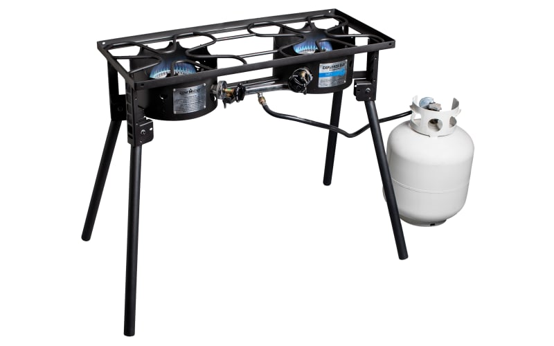 Camp chef explorer double burner stove sales