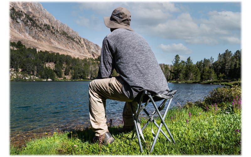 TRIPOD STOOL WOODEN Portable Folding Chair Camping Fishing Stool