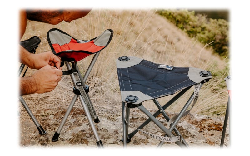 TravelChair Big Slacker Folding Tripod Stool Chair