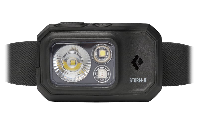 black diamond rechargeable flashlight Storm 500-R Headlamp Black