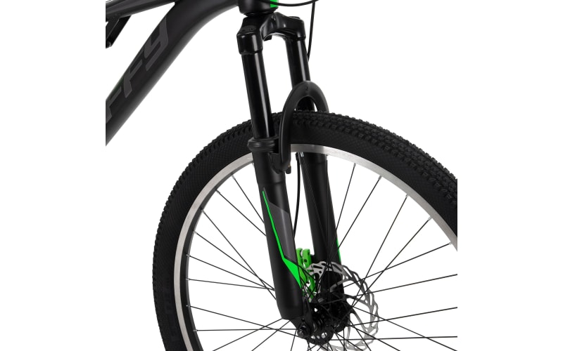 Black and green huffy mountain bike top