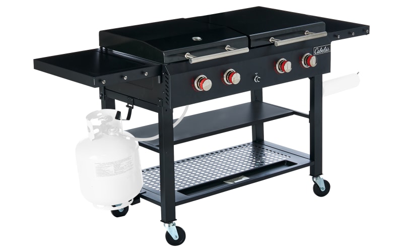 Grill with griddle combo hot sale