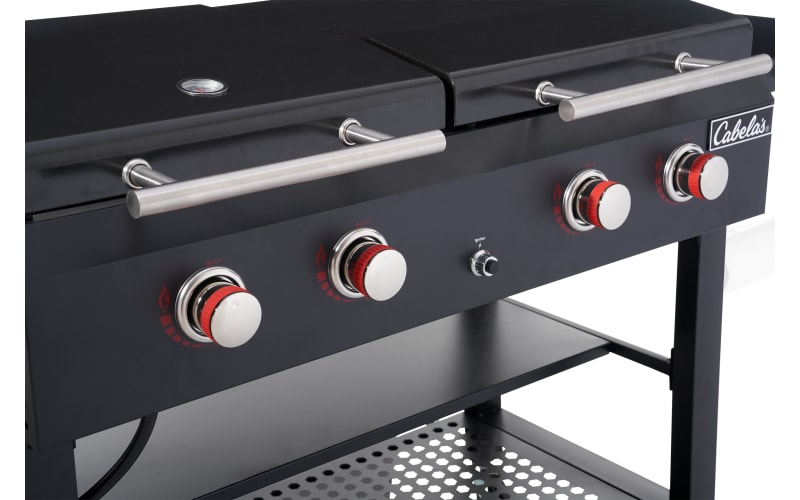 Cabela's Deluxe 4-Burner Event Grill and Griddle Combo