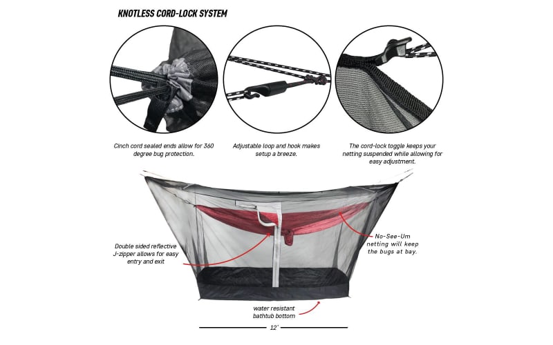 Grand Trunk Mozzy 360 Hammock Bug Net Shelter | Bass Pro Shops