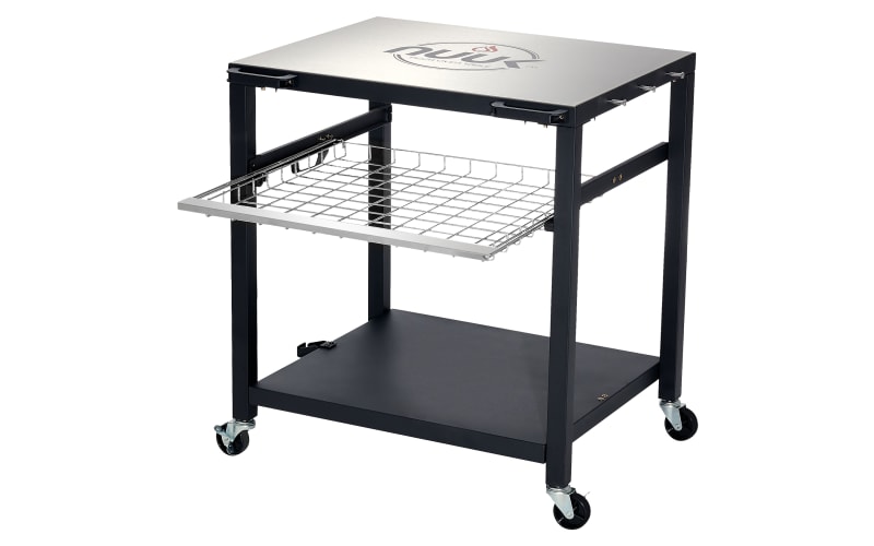 NUUK USA Stainless Steel Folding Grill Stand in the Grill Carts