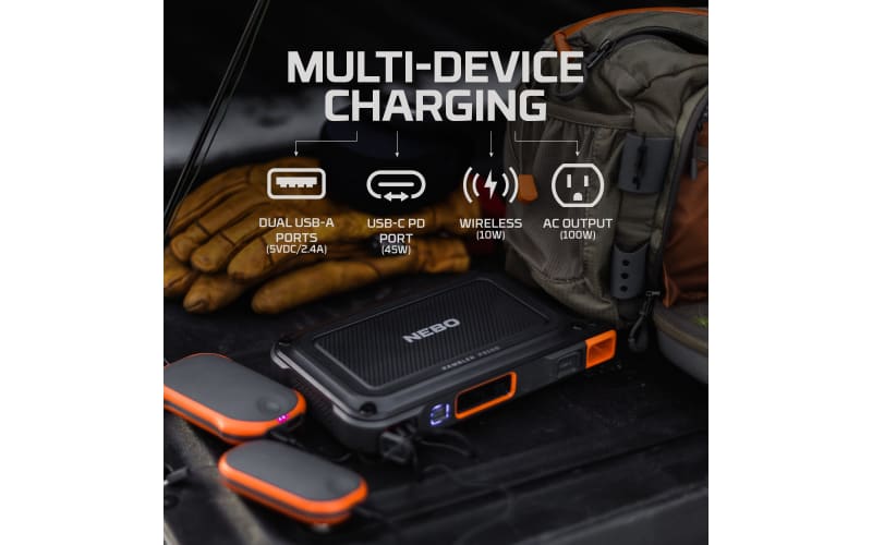 NEBO Rambler 100 Portable Power Station | Bass Pro Shops