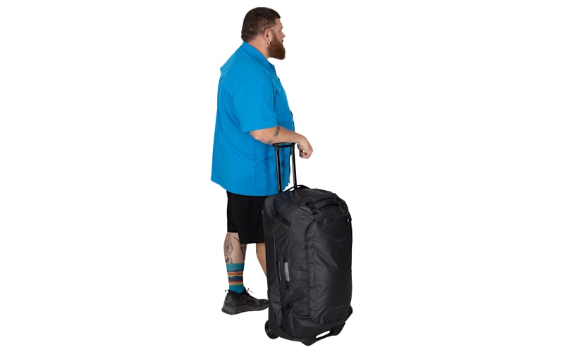 bags for men to travel Fashion Black Leather Men's Small Barrel Side Bag Travel Bag Small Black  Overnight Bag For Men