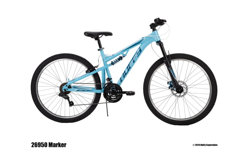 Ladies blue bike shop