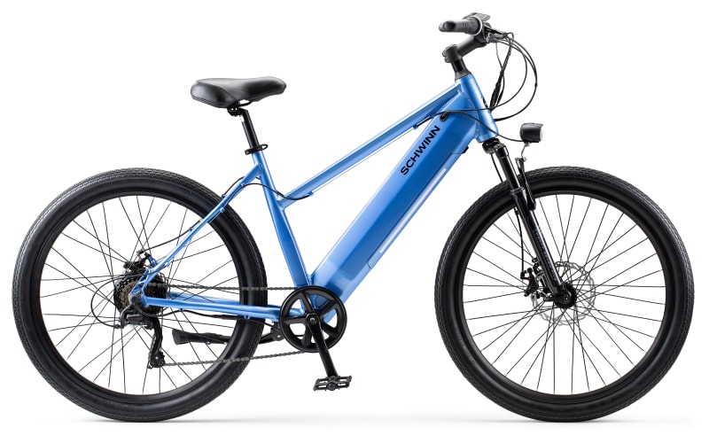 Blue schwinn sales bike