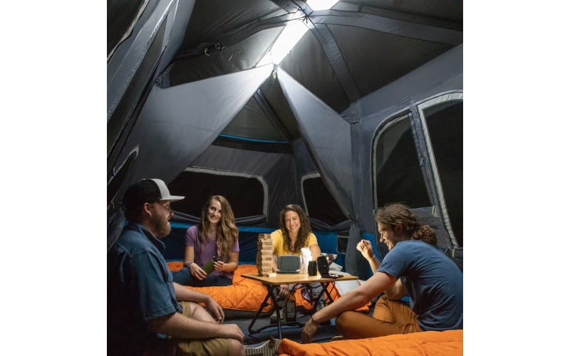 CORE Lighted 10 Person Instant Cabin Tent with Screen Room